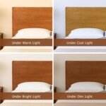Merax Queen Size Bamboo Platform Bed, Mid-Century Modern Bed Frame with Tall Headboard, Solid Sustainable Bedframe Queen-Size, Wood Slat Support, No Box Spring Needed, Easy Assembly, Natural - Image 7