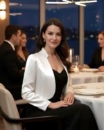 BOLEROSE Formal Long Sleeve Satin Bolero Shrug Occasion Jacket - Image 7