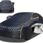 Hail Proof Car Cover for Audi R8 V10 Performance RWD (2021-2025),Anti Hail Thickened Multi-Layered Car Covers Waterproof All Weather with Windproof Rope,Black