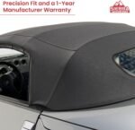 Sierra Auto Tops & Seats Convertible Top for 2004 to 2009 Nissan 350Z - Black, Cloth, Canvas - Soft Top with Heated Glass Window - Image 5