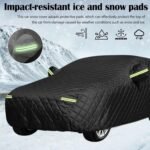 Hail Protector Car Cover Compatible with Range Rover Autobiography 2022-2025 Anti-Hail Cover,Full Outdoor Hail Protection Cover All Weather Rain Snow UV - Image 4