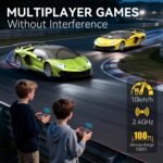 Lamborghini Remote Control Car, 1:24 Scale Electric Sport Racing Hobby Toy Car Lamborghini Model Vehicle for Boys Girls Birthday Gifts, Green - Image 3