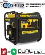 Champion Power Equipment 4,500-Watt Electric Start Dual Fuel RV Ready Portable Open Frame Inverter Generator with Quiet Technology and CO Shield® - Image 11