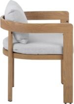 Christopher Knight Home Elko Acacia Wood Outdoor Dining Set for 6, Wooden 7 Piece Patio Dining Table Set, Outdoor Metal Dining Chair and Table Set with Cushion, Patio Furniture Set, Teak+Light Gray - Image 13