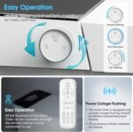 TDH Luxury Smart Toilet, Heated Seat with Warm Water Sprayer & Dryer, Walk Away Auto Flush and Close,One Piece Toilet for Bathrooms with Remote Control - Image 3