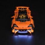 LED Light Kit Compatible with Lego Lamborghini Huracán Tecnica Orange 42196 (Lights Only, No Models), Creative Decor Light Compatible with Lego Lamborghini Huracán Tecnica Orange - Image 2