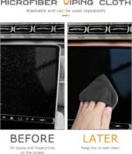 Car Screen Cleaner,Touch Screen Cleaner for Car,Car Accessories Car Screen Wipes,Foldable Car Screen Cleaner Cloth,Square Microfiber Auto Screen Cleaning Pad,Fit for Car Dashboard LCD Display - Image 4