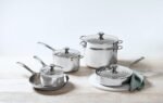 Le Creuset Tri-Ply Stainless Steel 10 pc. Cookware Set - Image 8