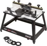 Trend CRT Portable Benchtop Router Table, Robust Construction for Workshop and Jobsite Use, 120V NVR Switch Not Included, CRT/MK3
