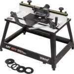 Trend CRT Portable Benchtop Router Table, Robust Construction for Workshop and Jobsite Use, 120V NVR Switch Not Included, CRT/MK3