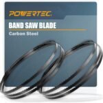 POWERTEC 56-7/8 Inch Bandsaw Blades, 1/4" x 24 TPI Band Saw Blades for Sears Craftsman, Shopcraft, and Duracraft 3-Wheel Band Saw for Woodworking, 2 Pack (13212-P2)