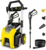Kärcher Pressure Washer K1700, CETA Certified, 3 Spray Nozzles, Detergent Tank, for Cars, Driveways, Siding, Patios, 1.2 max. GPM