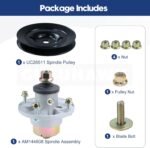 AM144608 Spindle Assembly with UC26511 Pulley Replaces John Deere AM144608 Spindle Assembly Kit, John Deere Spindle AM144608 for John Deere Z345M, Z345R, Z335E, Z335M ZTrak Mowers - Image 7