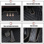 Custom Making Car Floor Mats Compatible with Genesis G70 G80 G90 GV60 GV70 GV80 etc Car Full Coverage Non-Slip Leather Floor Liners (3D Coffee) - Image 3