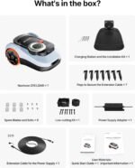 Segway Navimow i215 LiDAR Robot Lawn Mower, Wire Free Robotic Lawn Mower for 0.37 Acre, LiDAR & Vision Dual Fusion, Auto Mapping, Off-Road Wheels for 45% Slopes, Quiet 59 dB(A) Mowing - Image 7