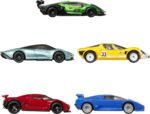 Hot Wheels Premium Car Culture Speed Machines 5-Pack of Toy Cars, Full Metal Body, Real Riders Tires, 1:64 Scale Sports Cars, for Collectors - Image 2