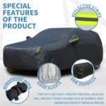 Winter Heavy Duty Car Cover for Range Rover Autobiography 2022-2025 Hail Protector Truck Outdoor Car Covers Anti-Hail Waterproof All-Weather Protection, Reflective Strips Thickened - Image 6