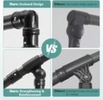 SUNBURY 9FT/10FT Patio Umbrella w Easy Tilt Adjustment, Round Offset Hanging Patio Umbrella w 360 Rotation, Cantilever Patio Umbrellas Polyester Shade for Backyard, Poolside, Lawn, Courtyard, Deck - Image 6