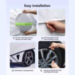 Car Cover for Bentley Bentayga EWB 2022-2023, Waterproof Car Tarpaulin Windshield Cover, Outdoor Windproof, Rainproof, Snowproof, Uv, Hail and Heat Insulation - Image 4