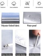 Car Cover Outdoor for Ferrari SF90 Stradale 2019-(471x197,2x118,6cm),Waterproof car Cover, Full car Cover, Breathable New Material, Side Zipper, Four Seasons - Image 2