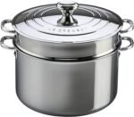 Le Creuset Tri-Ply Stainless Steel 10 pc. Cookware Set - Image 6