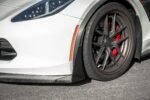 For 2014-2019 Chevrolet Corvette C7 | Z06 Stage 3 Style Front Bumper Lower Splitter Side Extension Winglets (Carbon Fiber)