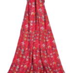 Indian handblock Kantha Floral Printed Handmade Quilted Blanket- Vintage Cotton Quilts Queen Size- Kantha Stitch Reversible Throw Blanket- Quilts from India