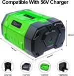 DTK Replacement for EGO 56V Battery 10Ah BA4200 BA4200T BA2800 BA2800T BA5600 BA5600T BA1400 BA1400T Lithium Ion Batteries Cordless Tool 1 Pack - Image 5