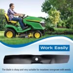 Earthtec Mower Blades Compatible with John Deere M170642 X330 X350 X354 Z335M Z345M Z345R 42" - 2 PCS - Image 5