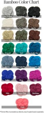 Cardani® Hand Made Flower Pin - Hat Accessory in Bamboo - Image 5