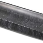 10.6’’ Marble Tray, Decorative Bowl for Home Decor, Natural Marble Key Bowl, Candy Bowl, Decorative Tray for Entryway Table, Vanity and Bathroom Countertop(Black)