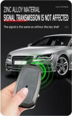 Zinc alloy Key Fob Cover with Keychain Key Case Shell Protection Fit for Genesis GV60 GV80 G70 G90 5/6/7/8 Buttons - Image 5