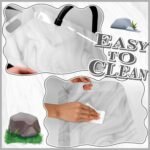 gisgfim 2Pcs Marble Serving Trays with Handles 16 x 11 Inch Large Melamine Tray Rectangular White Marble Serving Platter Grey Tray Melamine Dishes for Serving Food Outdoor Dinner Dessert Plates Party - Image 4