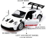 1/36 Scale Porsche 911 GT3 RS Diecast Car Models,Pull Back Vehicles Porsche 911 GT3 Toy Car,Cars Gifts for Boys Girls - Image 3