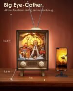 Rolife 3D Wooden Puzzles for Adults DIY Book Nook Kit 16" Ferris Wheel Music Box Model Building Set with LED Crafts for Adults Gifts for Girls Boys (Sunset Carnival) - Image 7