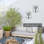 GREENTIME 4 Pcs Hanging Planters with 15in Artificial Eucalyptus Plants for Indoor Outdoor Home Bathroom Living Room Wall Decor (Black, Circle) - Image 7