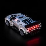 LED Lighting Compatible with Lego 77240 Bugatti Centodieci Hyper Sports Car,RC Light Kit Compatible with Lego Speed Champions 77240,NOT Included The Model Set - Image 5