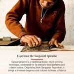 Fabric Venue Kaftan Dresses for Women - Sanganeri Ethnic Prints - Free Size Kaftans for Women - Hand Block Printed Cotton Kaftans - Image 5