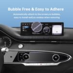 LUWU Screen Protector Compatible with 2022 2023 2024 2025 Genesis GV70 Accessories 2024 2025 Genesis GV70 2.5T/3.5T Sport Screen Protector 2025 Genesis GV70 Nano Climate Touchscreen 2PCS - Image 7