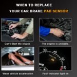 Brake Pad Wear Sensor Rear Wheel | for 2017-2019 BMW 530e 530i 540i 540d 740e 745e 745Le 740i 750i 750Li M5 M8 840i M550i xDrive | Replacement# 34356861808, 34356890791 - Image 6