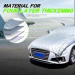 Hail Protector Car Cover for BMW M8 Competition Coupe, 5-Layer Thickened Cotton Car Cover, Windproof Dustproof UV Resistant, Protection for SUV and Sedan - Image 3