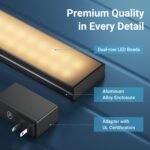 VIPEK V5L Garment Rack Heavy Duty Clothes Racks with Dimmable LED Light, 3000K Warm White, Portable Closet Wardrobe Freestanding Metal Clothing Racks for Hanging Clothes, Max Load 890lbs, Black - Image 3