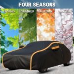 Car Cover Waterproof for Bentley Bentayga EWB, All Weather Full Exterior Rain Sun Protect, Car Covers for Automobiles with Door Zipper Z0304 - Image 7