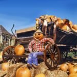 VINGLI Rustic Wooden Wheel Bench Outdoor Bench, Patio Bench Wagon Slatted Seat, Garden Benches for Outdoors 350lbs High Capacity, Weather Resistance (Rustic, 55in) - Image 7