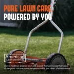 American Lawn Mower Company 1204-14 14-Inch 4-Blade Push Reel Lawn Mower, Red - Image 2