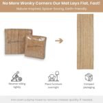 Hausattire Hand Woven Jute Braided Rug, 2'x6' – Natural, Reversible Boho Entry Area Rugs for Kitchen, Living Room I Farmhouse Indoor Outdoor Decorative Floor Rug, 24x72 Inches - Image 5