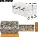 February Mountain Mother of Pearl Wooden Trinket Box - Abalone shell Jewelry box for mom, daughter, sister, friend - Trinkets, Treasure, Gift card, Business card holder Decorative box - Image 3