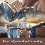 All-Clad Copper Core 5-Ply Stainless Steel Cookware Set 10 Piece Induction Oven Broiler Safe 600F Pots and Pans Silver - Image 5