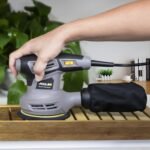 Jellas 5-Inch Random Orbital Sander with 18Pcs Sandpapers, 13000RPM 6 Variable Speed Sander Machine, High Performance Dust Collection System for Woodworking, 2.5A, Dust Collection Bag Include - OS280 - Image 7