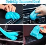 PULIDIKI Car Cleaning Gel Car Clean Putty, Universal Car Interior Cleaner Slime, Perfect Cleaning Kit Supplies, Auto Detailing Tools Car Accessories, Dust Remover Gifts for Men Women - Image 3
